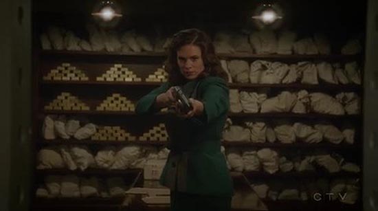 Haley Atwell as Peggy Carter